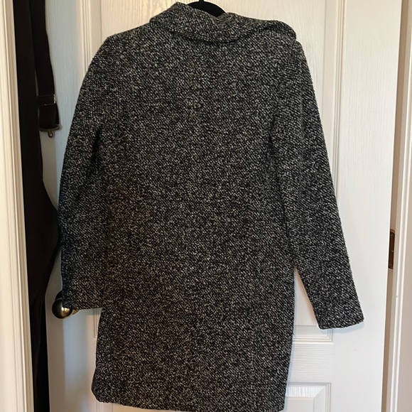 Black Melange Coat - Picture 4 of 4